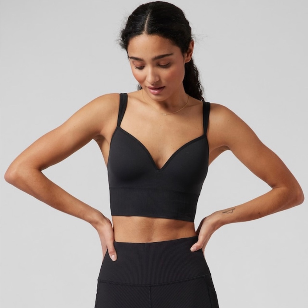 Athleta Embrace Bra A-C (Black)